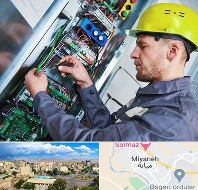 تعمیر برد آسانسور در میانه