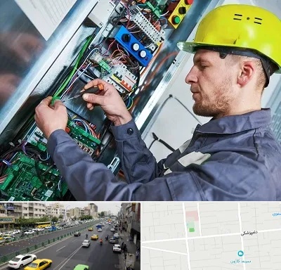 تعمیر برد آسانسور در خیابان دامپزشکی