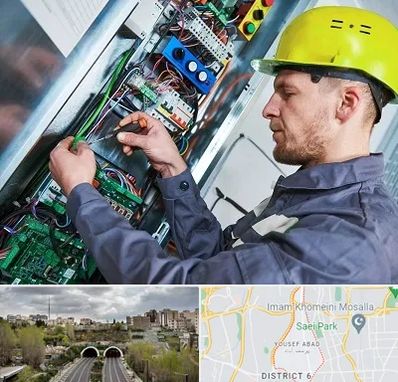 تعمیر برد آسانسور در یوسف آباد 