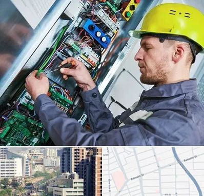 تعمیر برد آسانسور در خیابان بهشتی