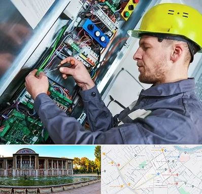 تعمیر برد آسانسور در عفیف آباد شیراز