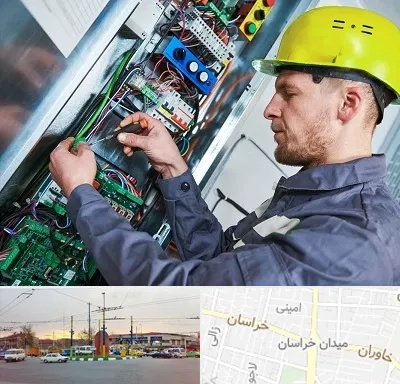 تعمیر برد آسانسور در میدان خراسان