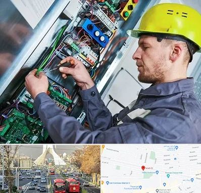 تعمیر برد آسانسور در خیابان آزادی 