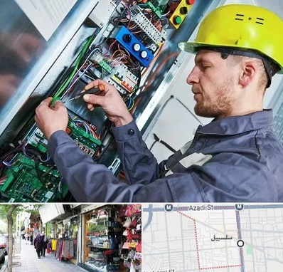 تعمیر برد آسانسور در سلسبیل