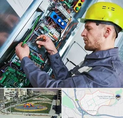 تعمیر برد آسانسور در مرزداران تبریز