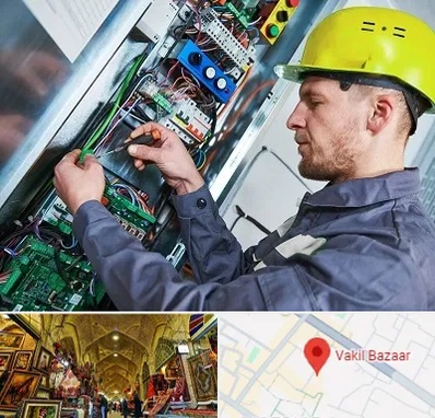 تعمیر برد آسانسور در بازار وکیل شیراز