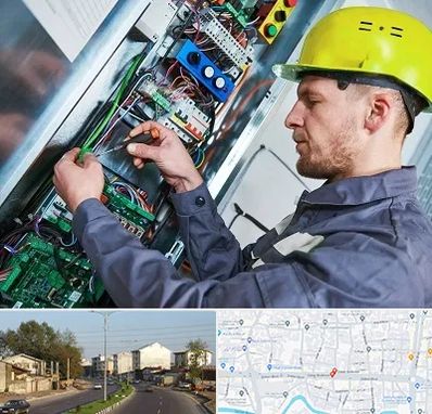 تعمیر برد آسانسور در ضیابری رشت