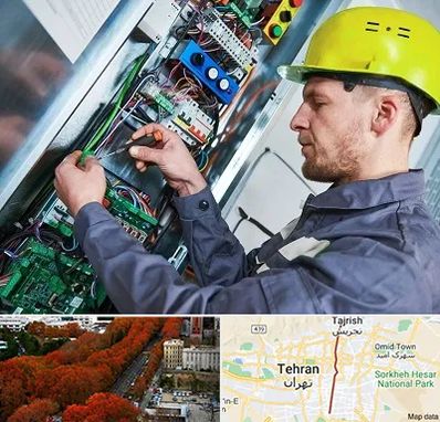 تعمیر برد آسانسور در ولیعصر 