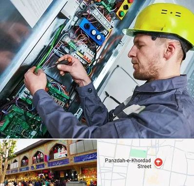 تعمیر برد آسانسور در 15 خرداد