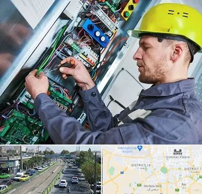 تعمیر برد آسانسور در جنوب تهران 