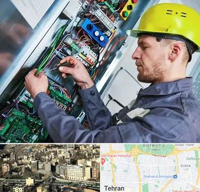 تعمیر برد آسانسور در مرزداران 