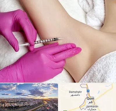 تزریق بوتاکس زیر بغل در قم