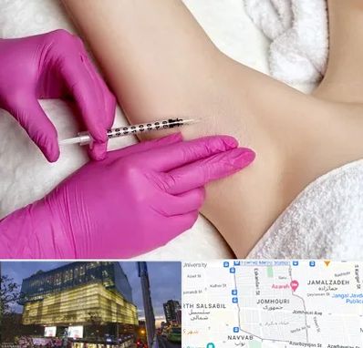 تزریق بوتاکس زیر بغل در جمهوری 