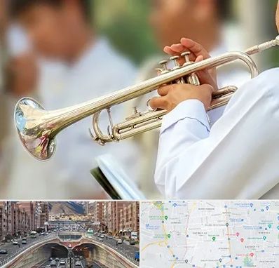 آموزشگاه ترومپت در منطقه 10 تهران 