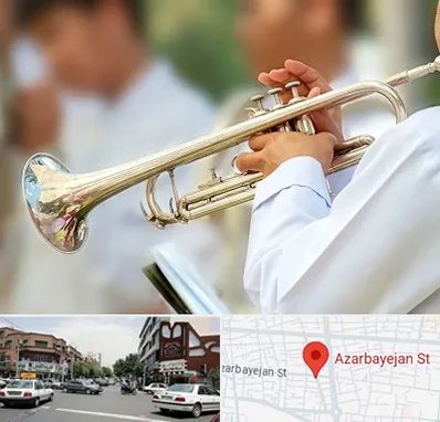 آموزشگاه ترومپت در خیابان آذربایجان