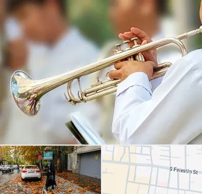 آموزشگاه ترومپت در خیابان فلسطین