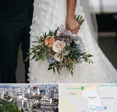 دسته گل عروس در ولنجک 