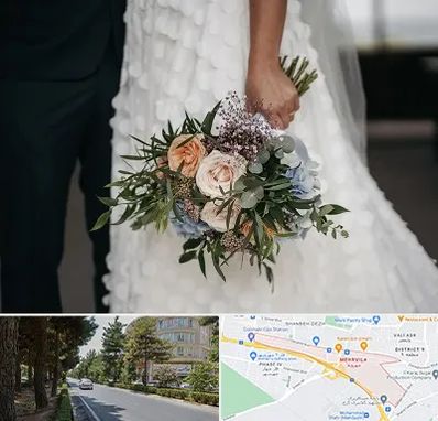 دسته گل عروس در مهرویلا کرج