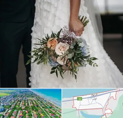 دسته گل عروس در نور