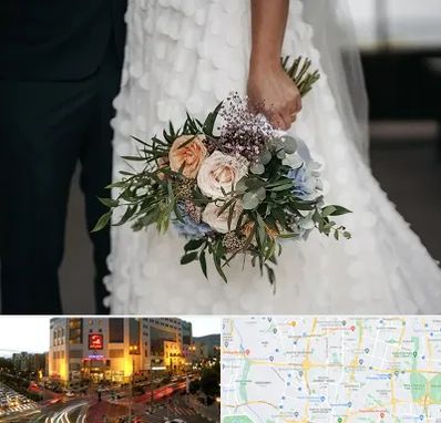 دسته گل عروس در جنت آباد تهران 