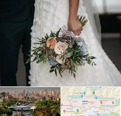 دسته گل عروس در منطقه 1 تهران 