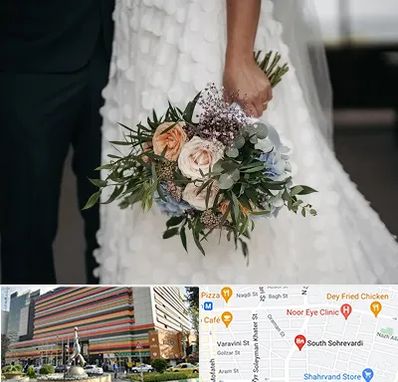 دسته گل عروس در سهروردی 