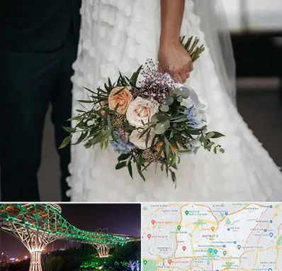 دسته گل عروس در منطقه 3 تهران 