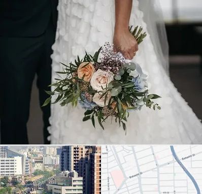 دسته گل عروس در خیابان بهشتی