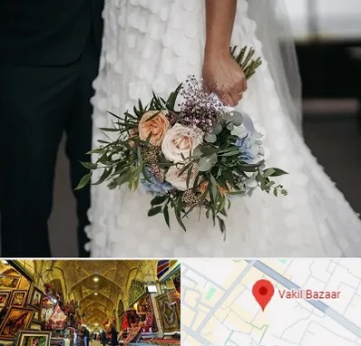 دسته گل عروس در بازار وکیل شیراز