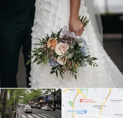 دسته گل عروس در ظفر 