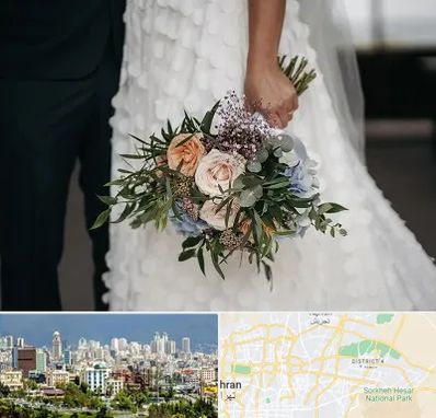 دسته گل عروس در شرق تهران 