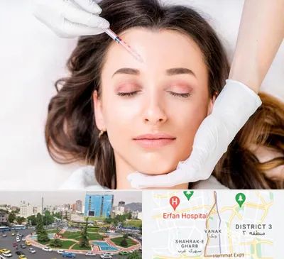 مزوتراپی ابرو در ونک 