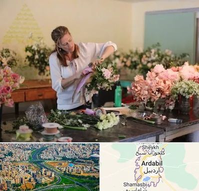 کلاس گل آرایی در اردبیل