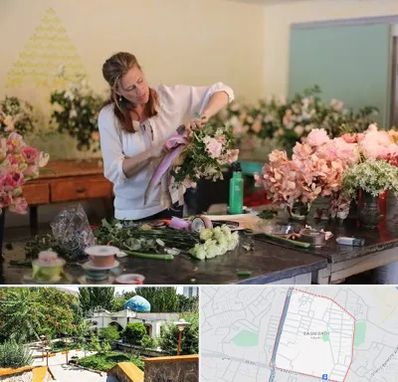 کلاس گل آرایی در باغمیشه تبریز