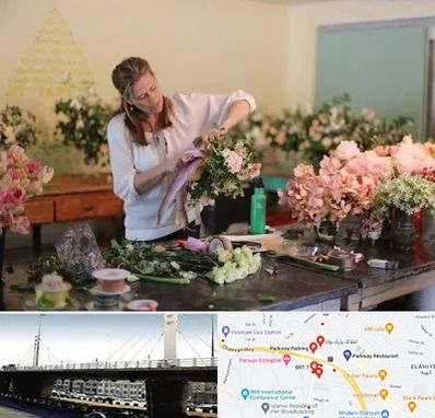 کلاس گل آرایی در پارک وی 