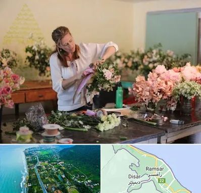 کلاس گل آرایی در رامسر