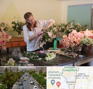 کلاس گل آرایی در شهران 