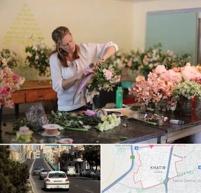 کلاس گل آرایی در خطیب تبریز