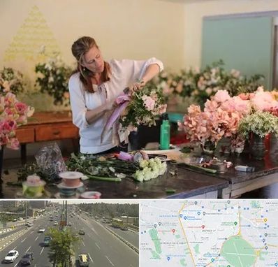 کلاس گل آرایی در منطقه 17 تهران 