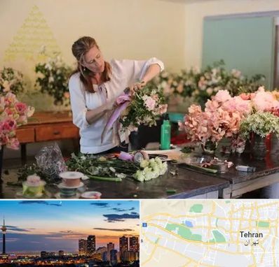 کلاس گل آرایی در غرب تهران 
