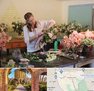 کلاس گل آرایی در شهر ری
