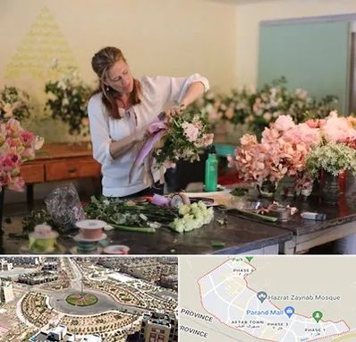 کلاس گل آرایی در پرند