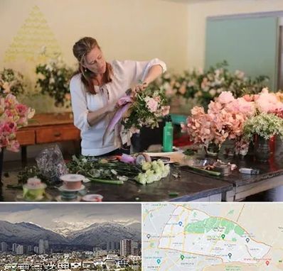 کلاس گل آرایی در منطقه 4 تهران 