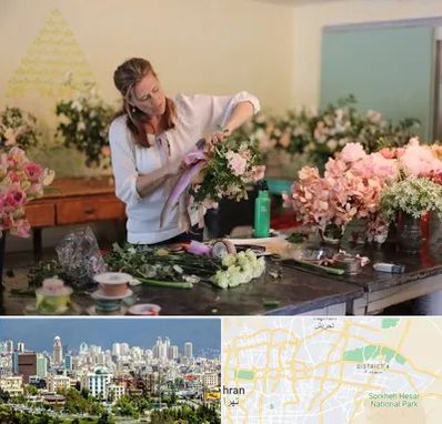 کلاس گل آرایی در شرق تهران 