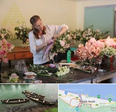 کلاس گل آرایی در بندر انزلی