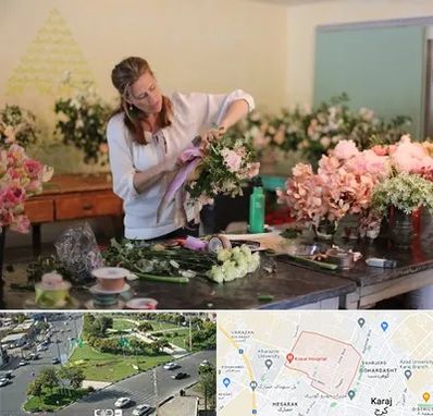 کلاس گل آرایی در شاهین ویلا کرج