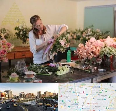 کلاس گل آرایی در منطقه 7 تهران 