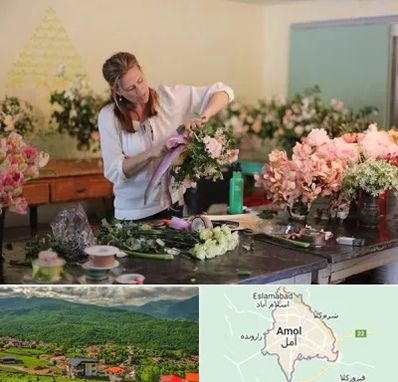 کلاس گل آرایی در آمل