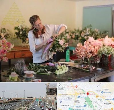 کلاس گل آرایی در بلوار توس مشهد