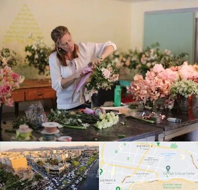 کلاس گل آرایی در تهرانپارس 